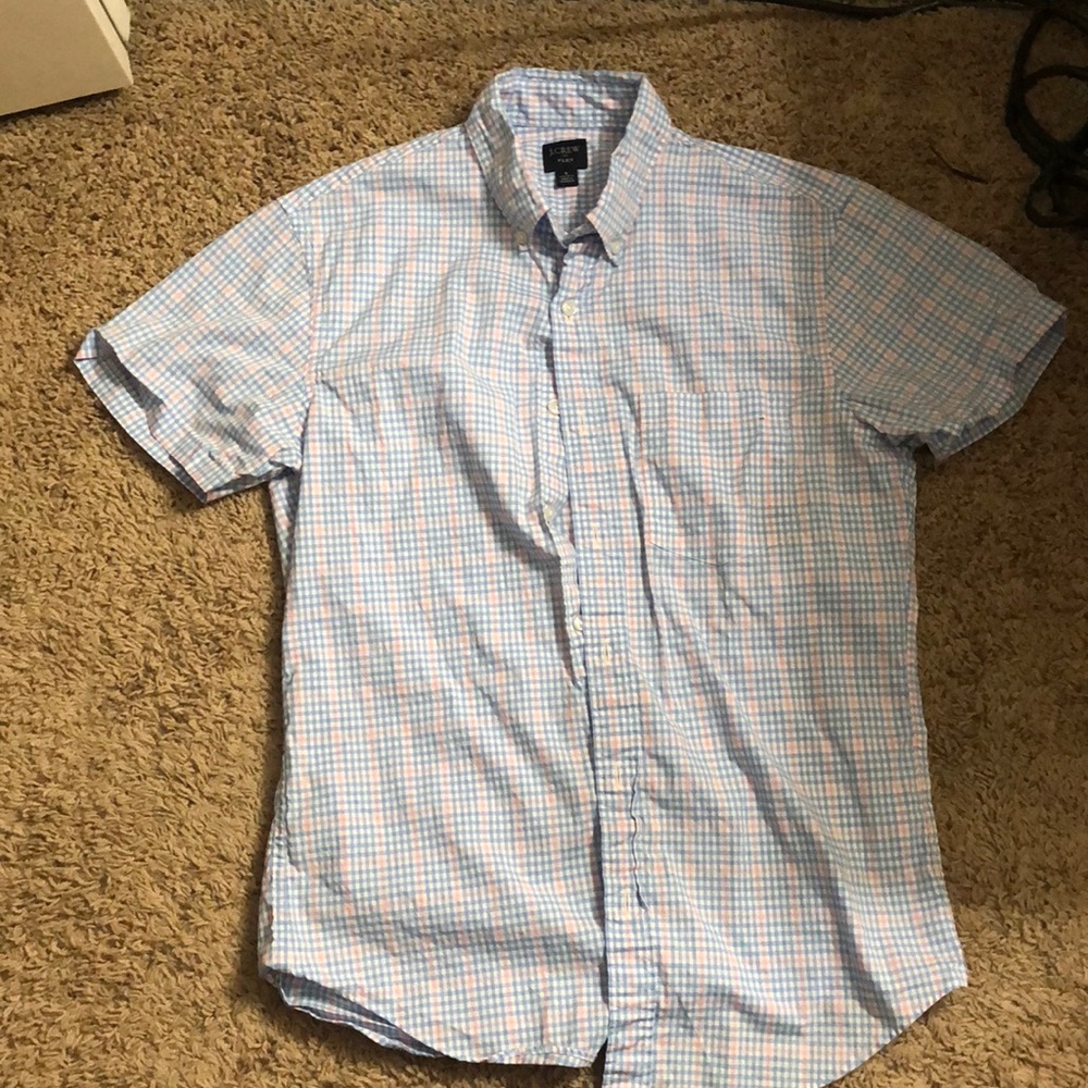J crew short sleeve button up